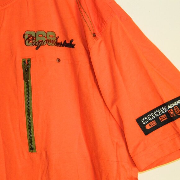 COOGI Australia Men's Orange Short Sleeve Tee T-Shirt Size 3XL - Picture 8 of 16